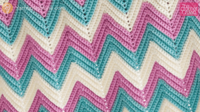 Crochet Chevron Afghan