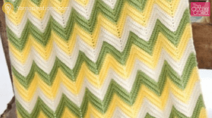 Caron Zigzag Crochet Blanket Pattern