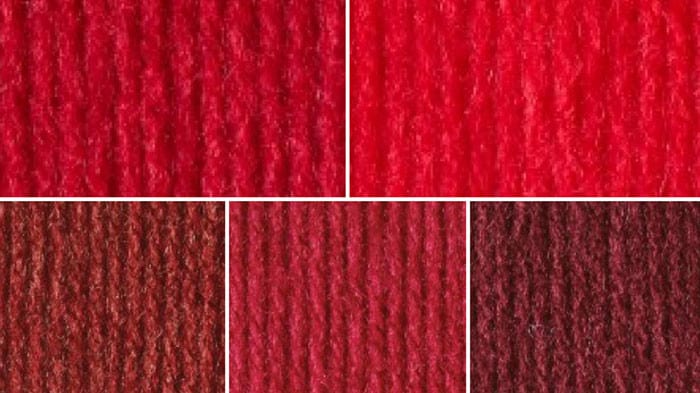 Christmas Red Yarn Color Combinations