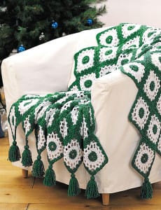 Happy Holidays Crochet Afghan