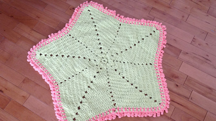 Baby Blanket Crochet Star