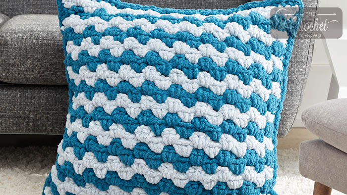 striped floor cushion