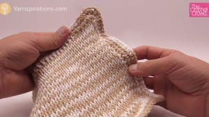 Tunisian Knit Stitch DishCloth