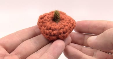 Crochet Small Miniature Pumpkins