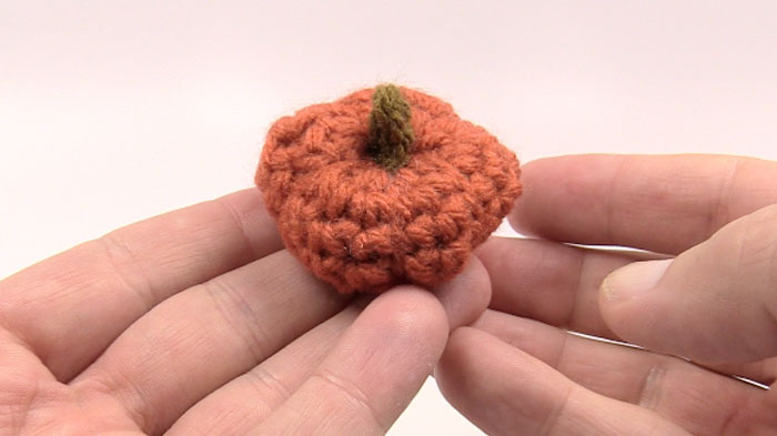 Crochet Small Miniature Pumpkins