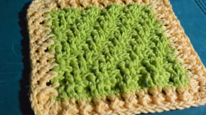 Lime Crochet Dish Cloth Pattern