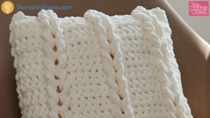 Crochet Chain Links Pillow