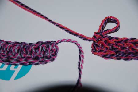 Infinity Headband crocheted by Jeanne Steinhilber