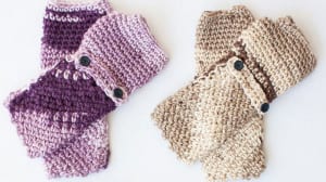 Crochet Fingerless Gloves Pattern