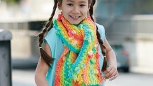 Yarnspirations Rainbow Scarf Pattern