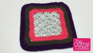 Double Crochet Granny Square Border Pattern