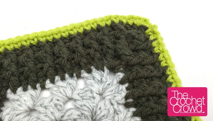 Rib Stitch Granny Border Pattern