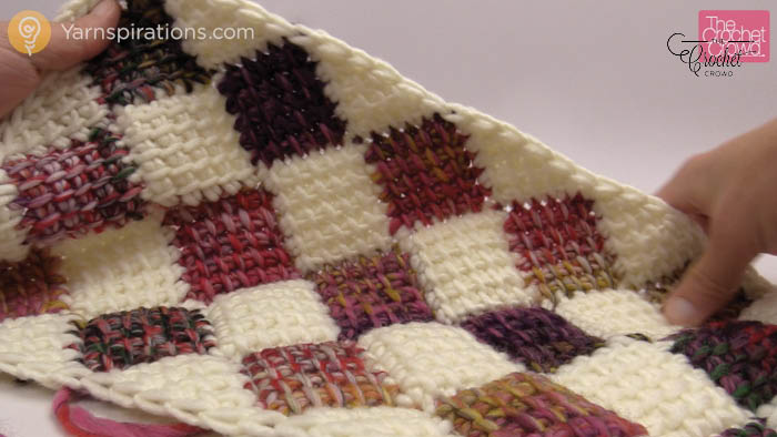 Crochet Entrelac Rectangle