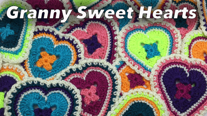 Granny Sweet Heart Crochet Pattern