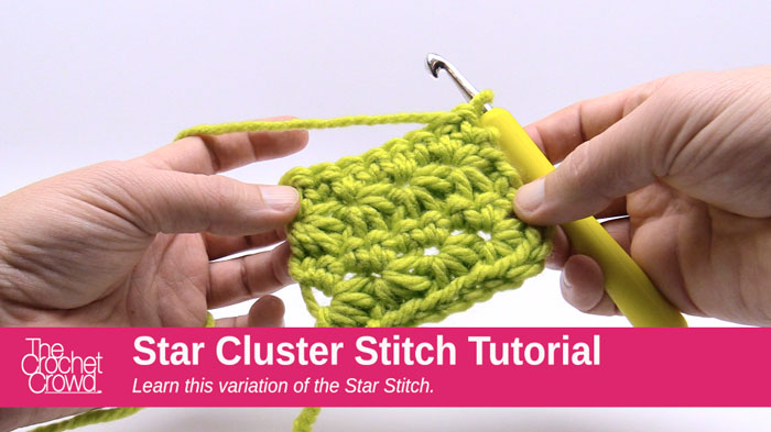 Crochet Star Cluster Stitch + Tutorial