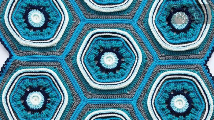 Stitch, Stop & Roll Crochet Afghan Pattern + Tutorial
