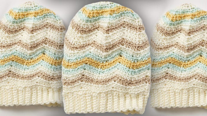 Crochet Zig Zag Hat Pattern
