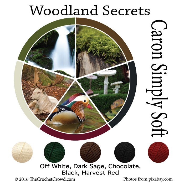 Caron Simply Soft Woodland Secrets Color Combinations
