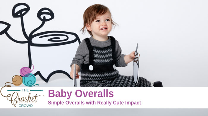 Crochet Baby Overalls Pattern + Tutorial