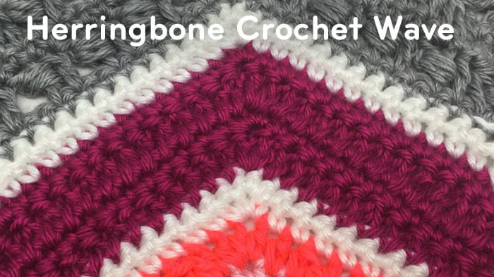 Herringbone Crochet Wave Pattern