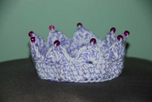 baby crochet crown