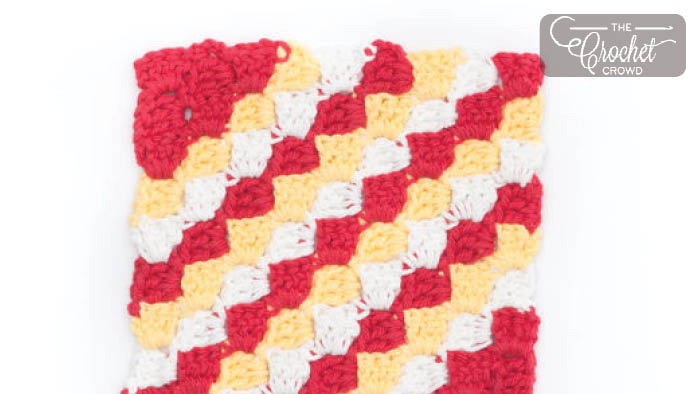 Crochet C2C Dishcloth