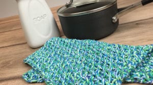 Crochet Easy Dishcloth Pattern + Tutorial