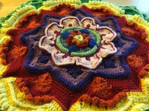 Mandala-Style Throws to Crochet