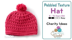 Crochet Texture Kids Hat Pattern