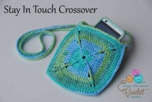 Stay In Touch Crossover crocheted by Jeanne Steinhilber