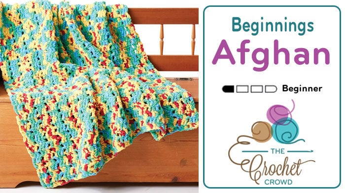 Crochet Bright Beginnings Blanket Pattern
