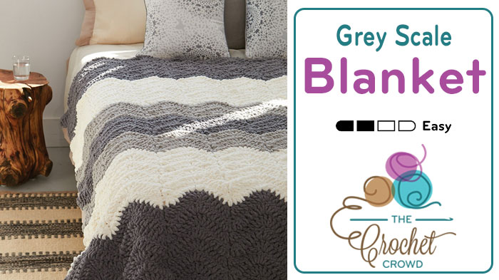 Crochet Grey Scale Blanket Pattern