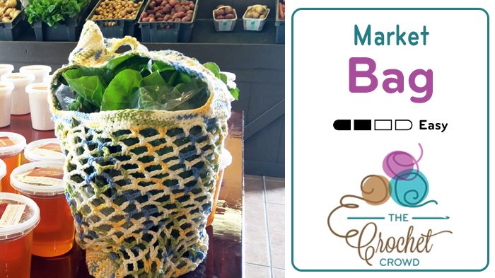 Crochet Market Bag Pattern + Tutorial