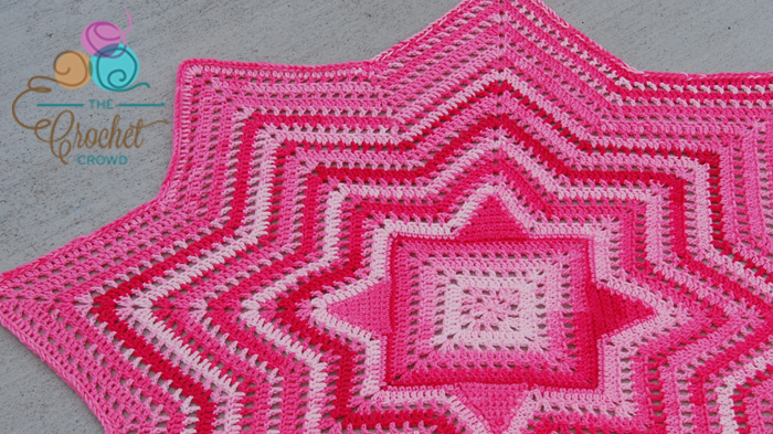 Square Blanket crocheted by Jeanne Steinhilber