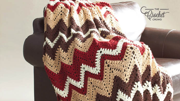 Crochet Cabin in the Woods Vintage Afghan Pattern + Tutorial