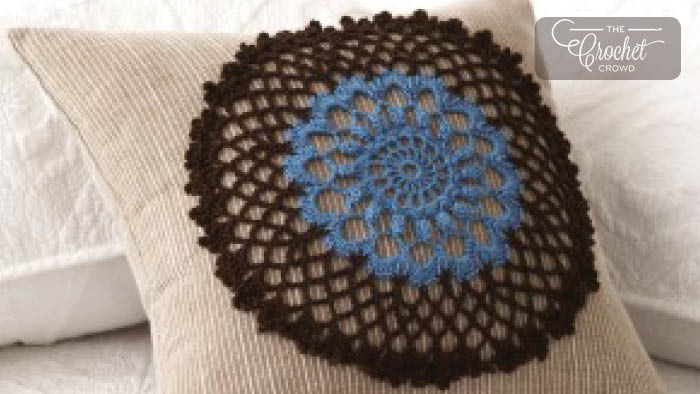 Crochet Doily Pillow