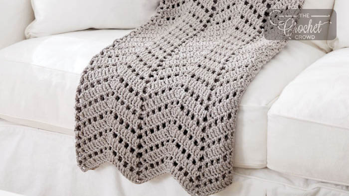 Crochet Ripples in The Sand Afghan