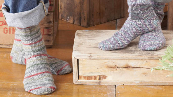 Sock crochet pattern online for beginners