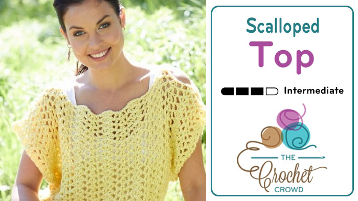 Crochet Scalloped Top