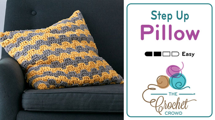 Crochet Step Up Pillow Pattern