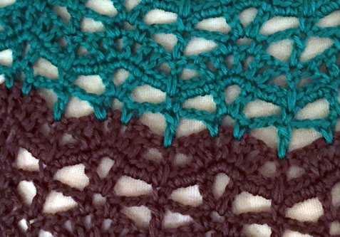 Stitch Close Up for Crochet Tunic