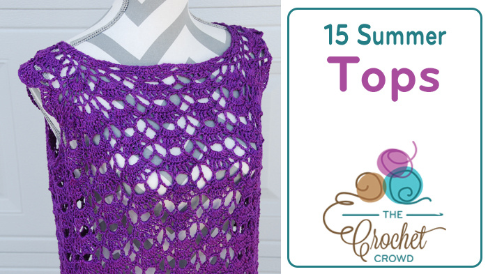 20+ Free Crochet Summer Top Patterns - Jera's Jamboree - crochet