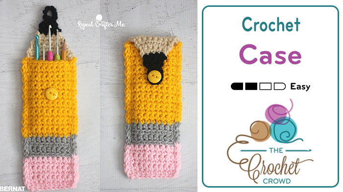 Crochet Pencil Case… Cutest Ever