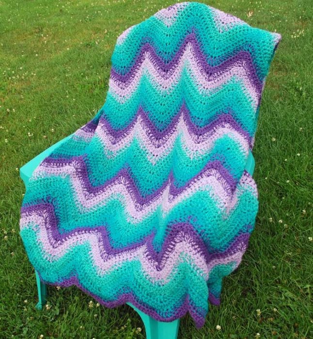 Sweet Memories Blanket crocheted by Jeanne Steinhilber