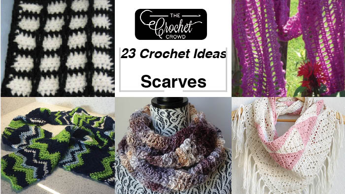 23 Crochet Scarf Ideas