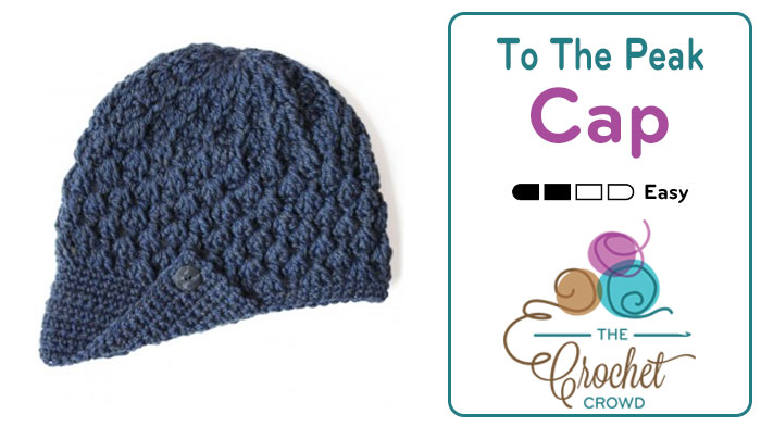 crochet peaked cap pattern