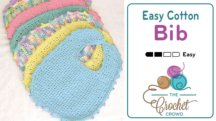 Crochet baby bibs online for beginners