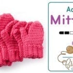 Crochet Hands Full Adult Mittens Pattern