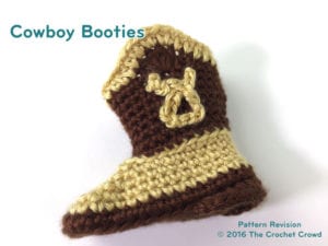 crochet cowboy boots