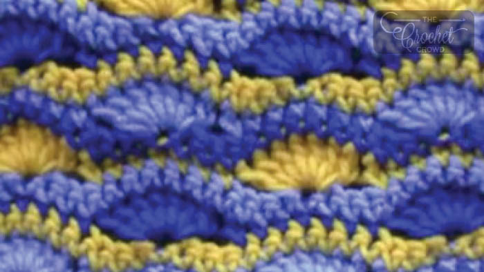 Crochet Wavy Shell Stitch Afghan Pattern